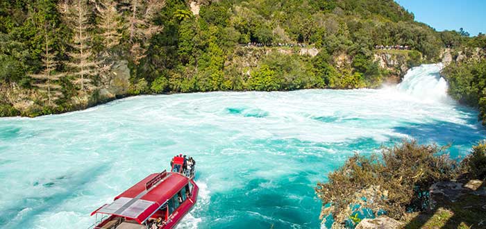 Que ver en Nueva Zelanda, Cataratas de Huka